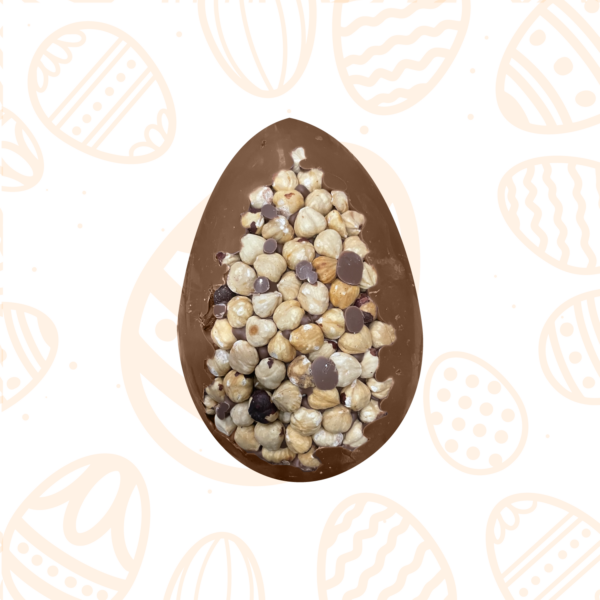 Uovo cioccolato a latte-Nocciolato