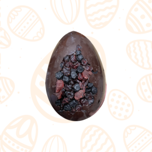 Uovo cioccolato a latte-Frutti Rossi