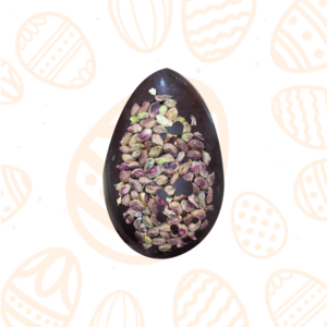 Uovo cioccolato fondente-Pistacchi